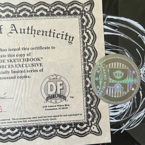 Darkchylde Sketchbook #1 (1998) Dynamic Forces Exclusive w/ COA Ltd 15,000 Buffy - Picture 4 of 8